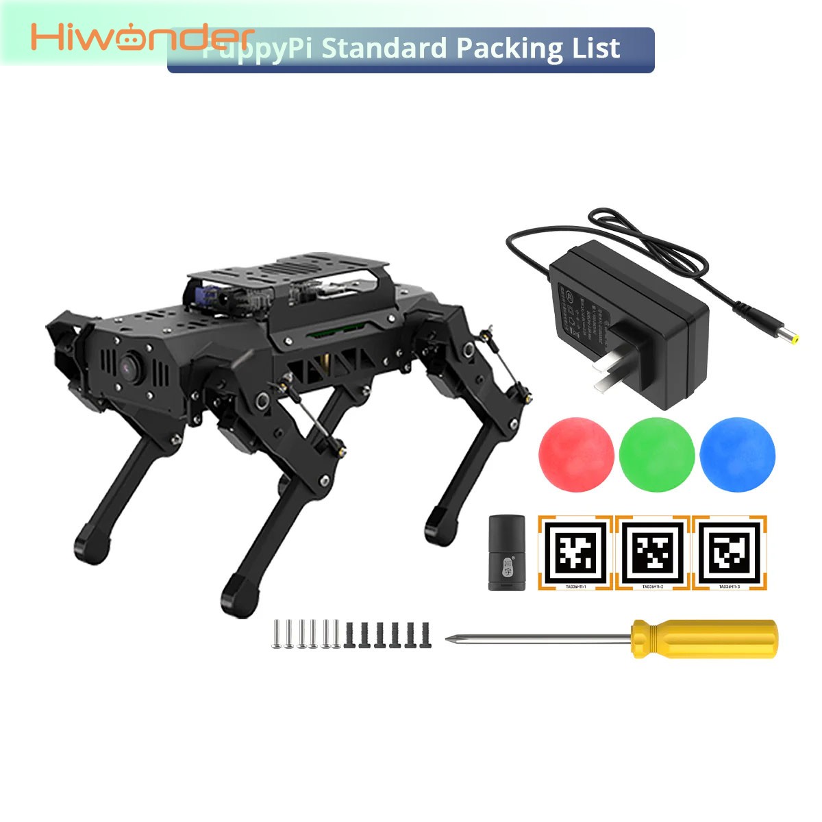 Hiwonder PuppyPi Kit estándar  - Raspberry Pi 5 8Gb Kit reseña y precio