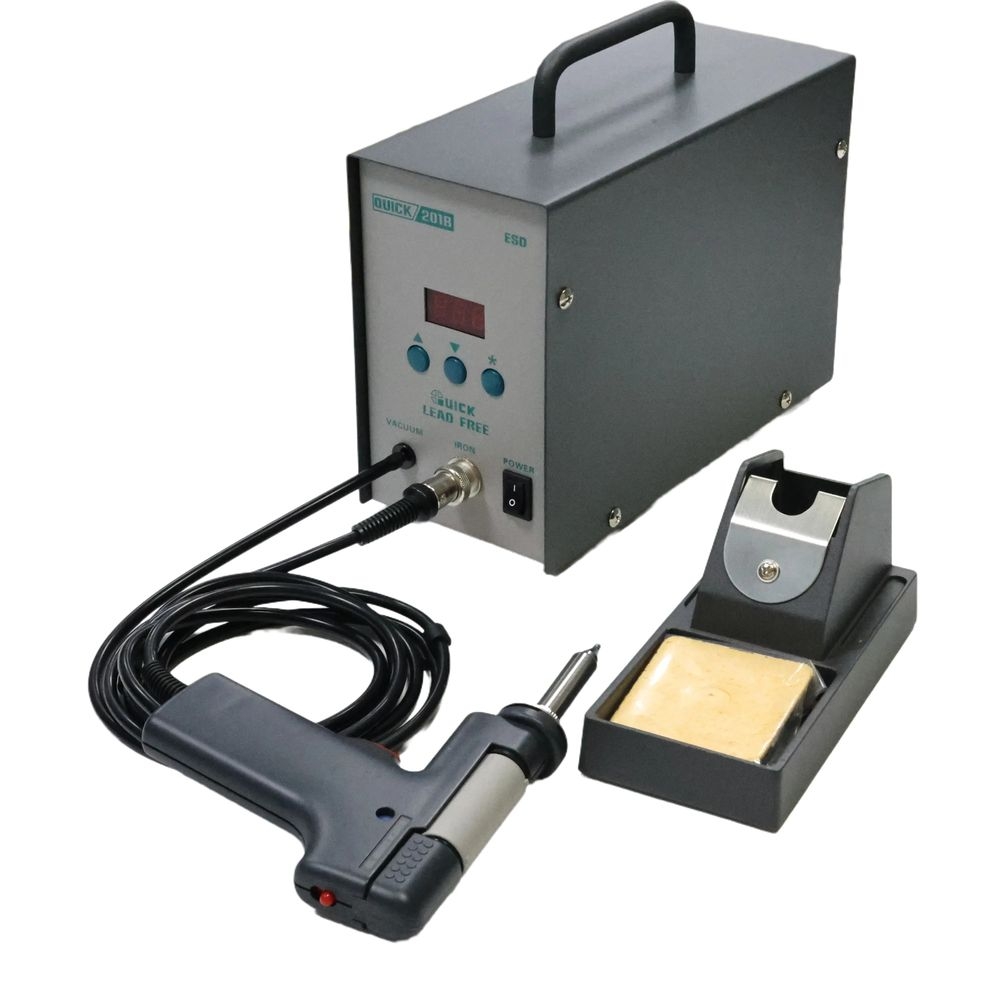 Pistola desoldadora Quick 201B - Desoldering Gun Vacuum Electric reseña y precio