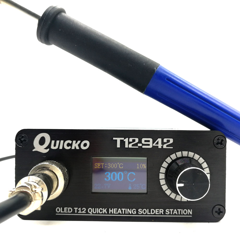 QUICKO MINI T12 STC OLED Estac - Soldering Station T12 Oled reseña y precio